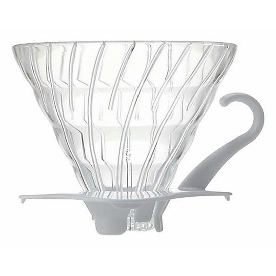 HARIO GLASS COFFEE DRIPPER V60 02 WHITE