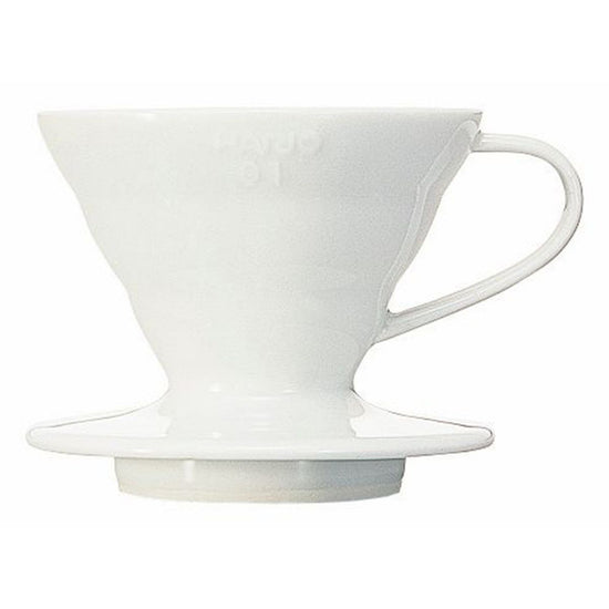 HARIO COFFEE DRIPPER V60 01 CERAMIC WHITE