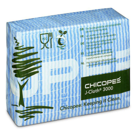 CHICOPEE J-CLOTH 3000 - FOLDED BLUE (PACK OF 50)