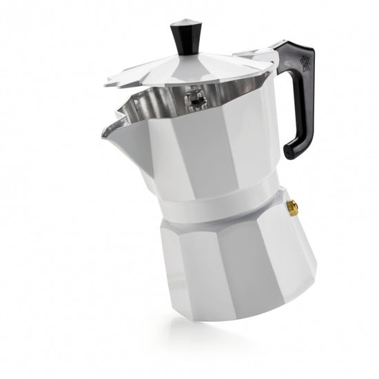 PEZZETTI ITALEXPRESS ALUMINIUM MOKA POT - 3 CUP WHITE