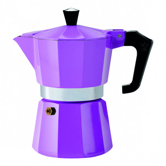 PEZZETTI ITALEXPRESS ALUMINIUM MOKA POT - 3 CUP LILAC