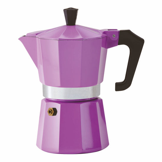 PEZZETTI ITALEXPRESS ALUMINIUM MOKA POT - 6 CUP LILAC