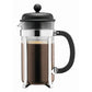 BODUM CAFFETTIERA COFFEE MAKER, 8 CUP, 1.0 L, 34 OZ - BLACK