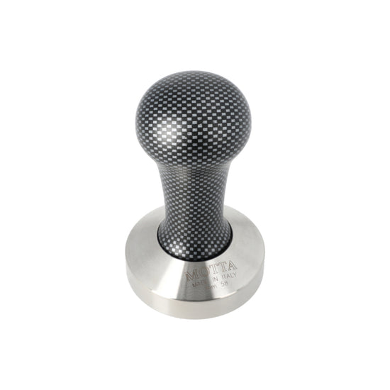 MOTTA TAMPER PLAIN BASE CARBON LOOK 58MM