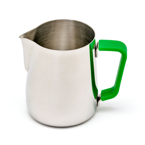 RHINOWARES GREEN HANDLE GRIP FOR MILK PITCHER 350ML