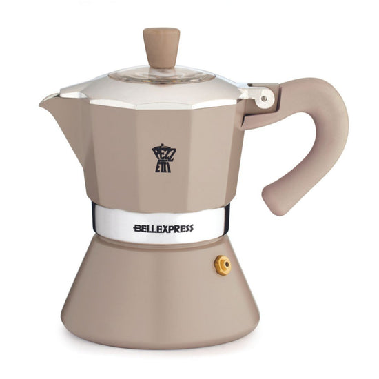 PEZZETTI BELLEXPRESS ALUMINIUM MOKA POT - 6 CUP BRONZE ELEKTRA