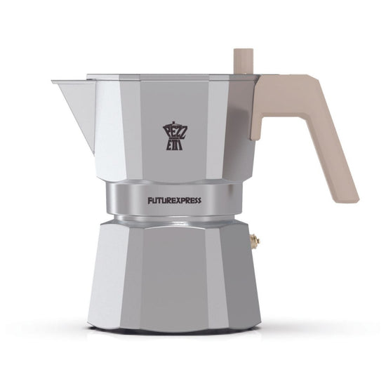 PEZZETTI FUTUREXPRESS MOKA POT - 3 CUP ALUMINIUM